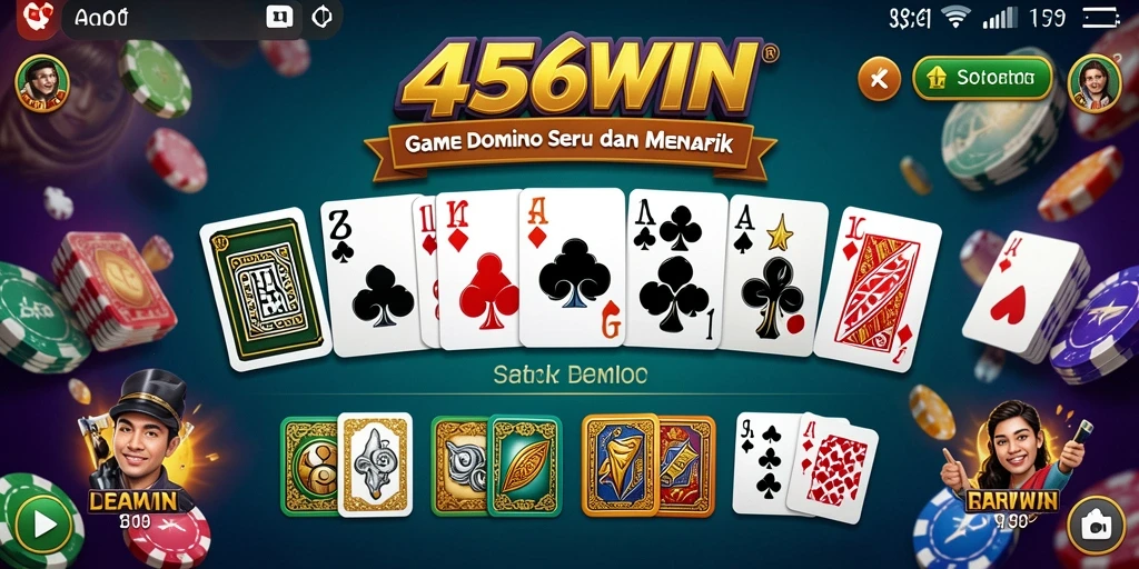 Tampilan gameplay seru dalam aplikasi 456WIN.