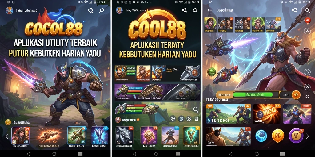 Tampilan antarmuka COCOL88 yang sederhana dan intuitif.