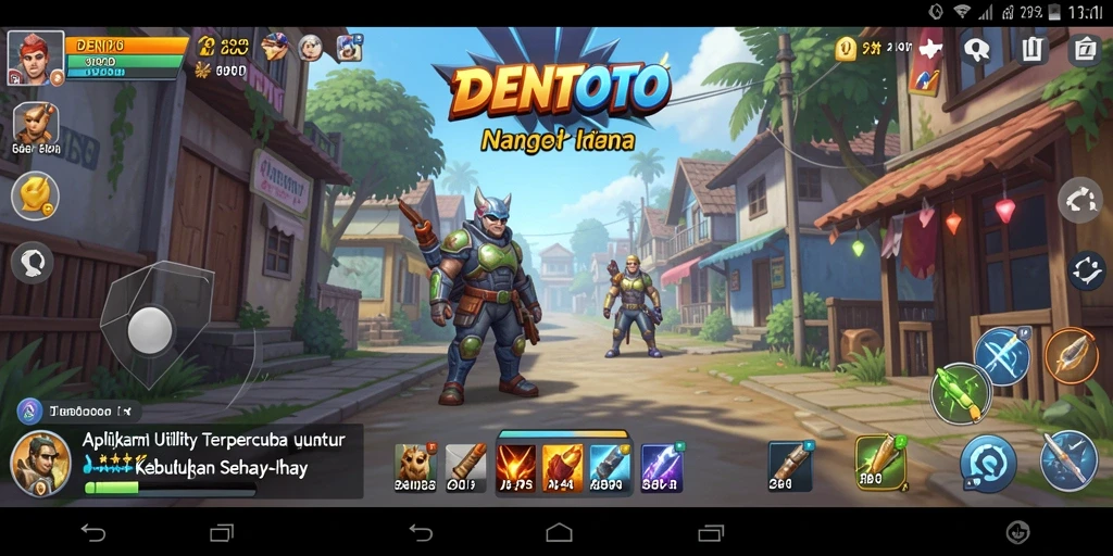 Tampilan antarmuka DENTOTO yang sederhana dan fungsional.