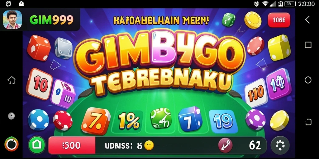Tampilan menarik gameplay Bingo dalam GIM999 yang seru.