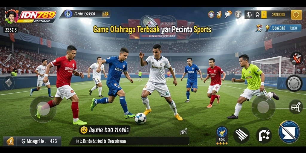 Screenshot gameplay IDN789 menampilkan aksi seru dalam cabang olahraga.