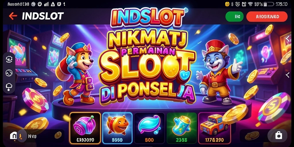 Screenshot gameplay INDSLOT yang menampilkan slot seru dan grafis menarik.