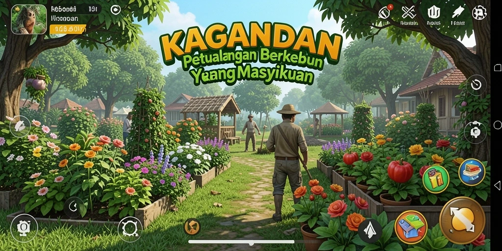 Tampilan menarik dari gameplay KAGANDAN dalam bertani.