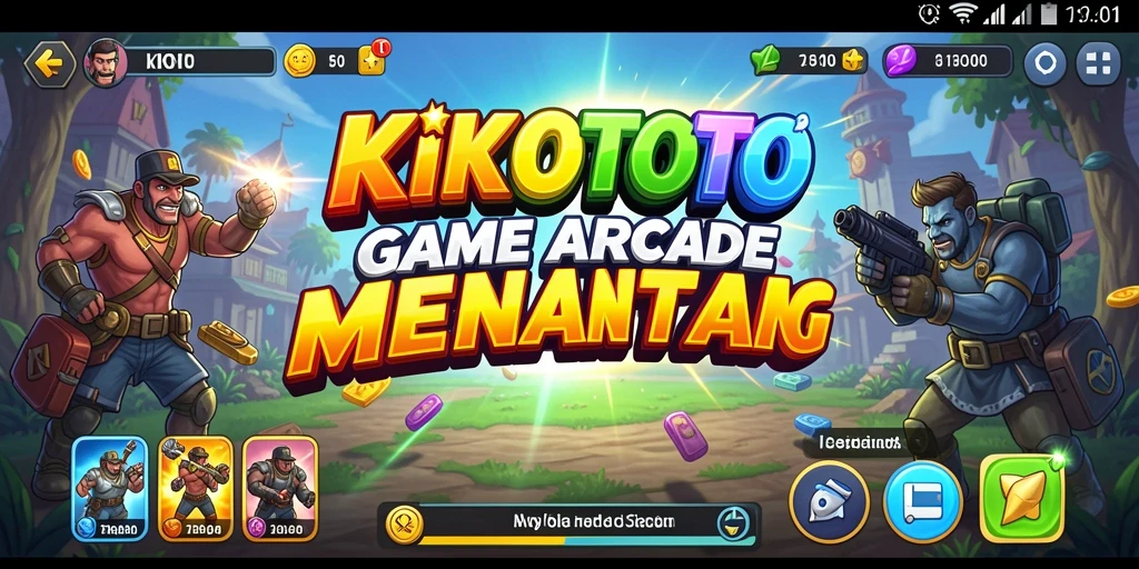 Tampilan gameplay seru KIKOTOTO dengan berbagai tantangan menarik.