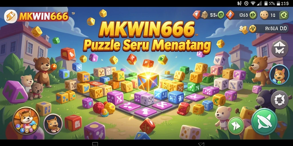 Screenshot gameplay MKWIN666 menunjukkan teka-teki yang menarik dan menantang.