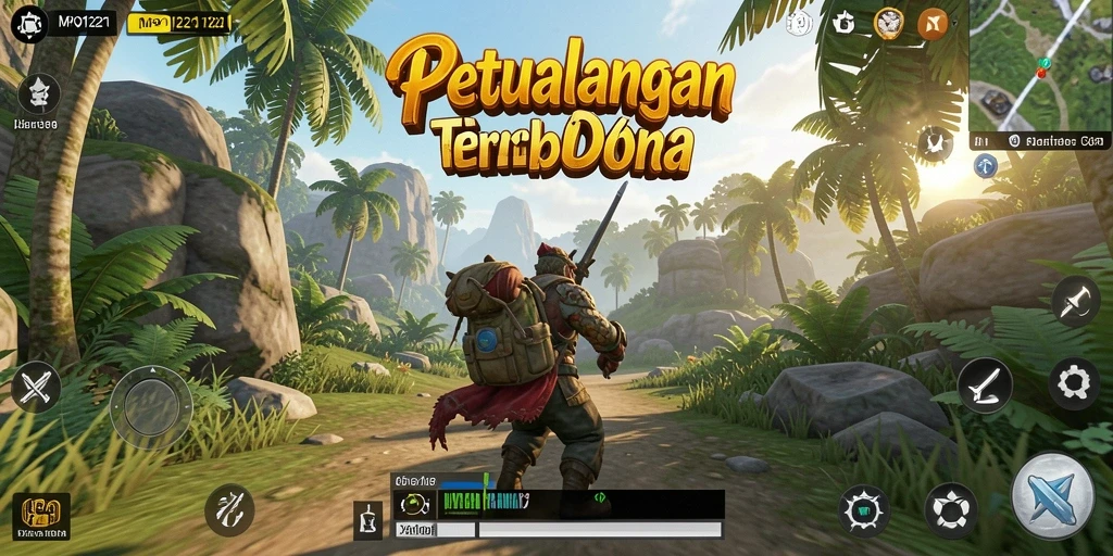 Gameplay MPO1221 menampilkan dunia terbuka yang luas dan mendetail.