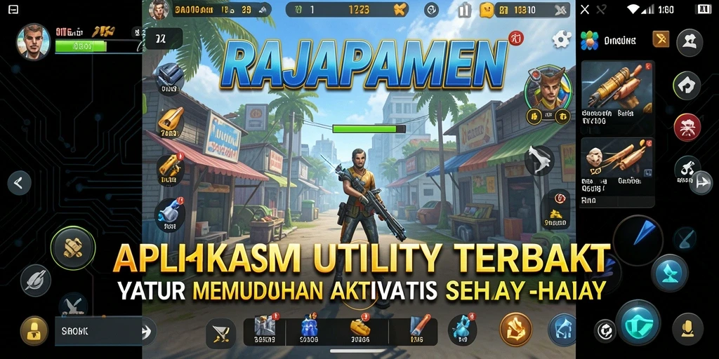 Tampilan antarmuka RAJAPAMEN yang intuitif dan menarik.