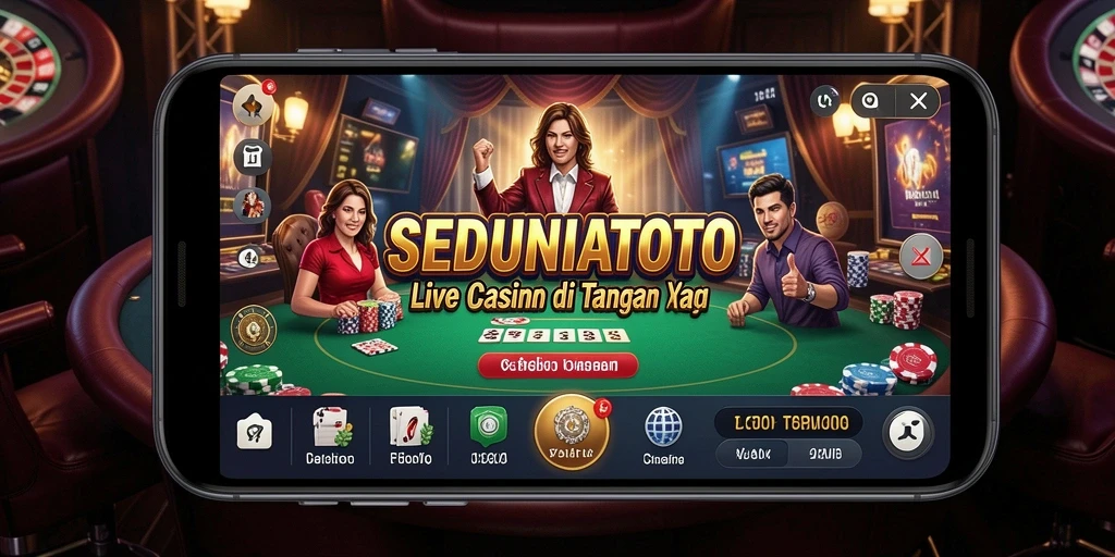 Tampilan gameplay SEDUNIATOTO yang menarik dan interaktif.