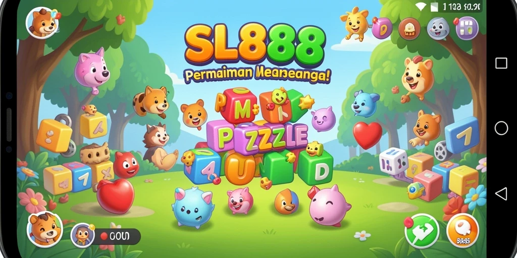 Tampilan gameplay menyenangkan dan menantang dari SL888.