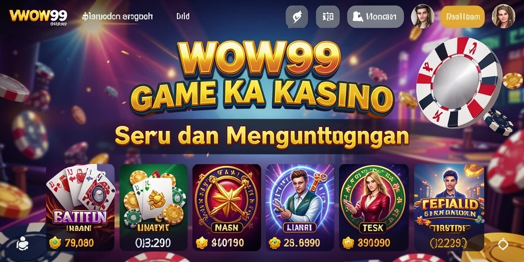 Tampilan gameplay WOW99 yang menegangkan dan mengasyikkan.