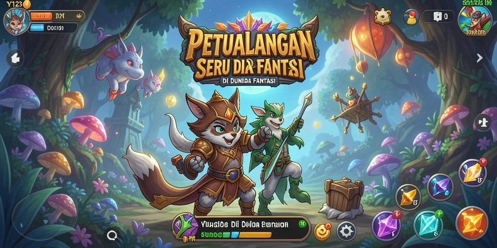 Gameplay seru di YY123 dengan dunia petualangan yang menakjubkan.